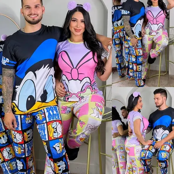Pijama Pareja Pato Donald