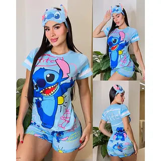 Short Camiseta Stitch
