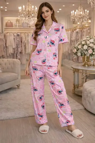 Pantalón Camiseta Botones Algodón Stitch