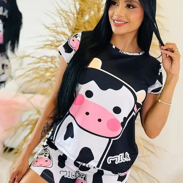 Short Camiseta Vaquita