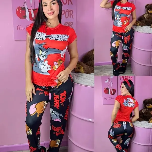 Pantalón Camiseta Tom Y Jerry